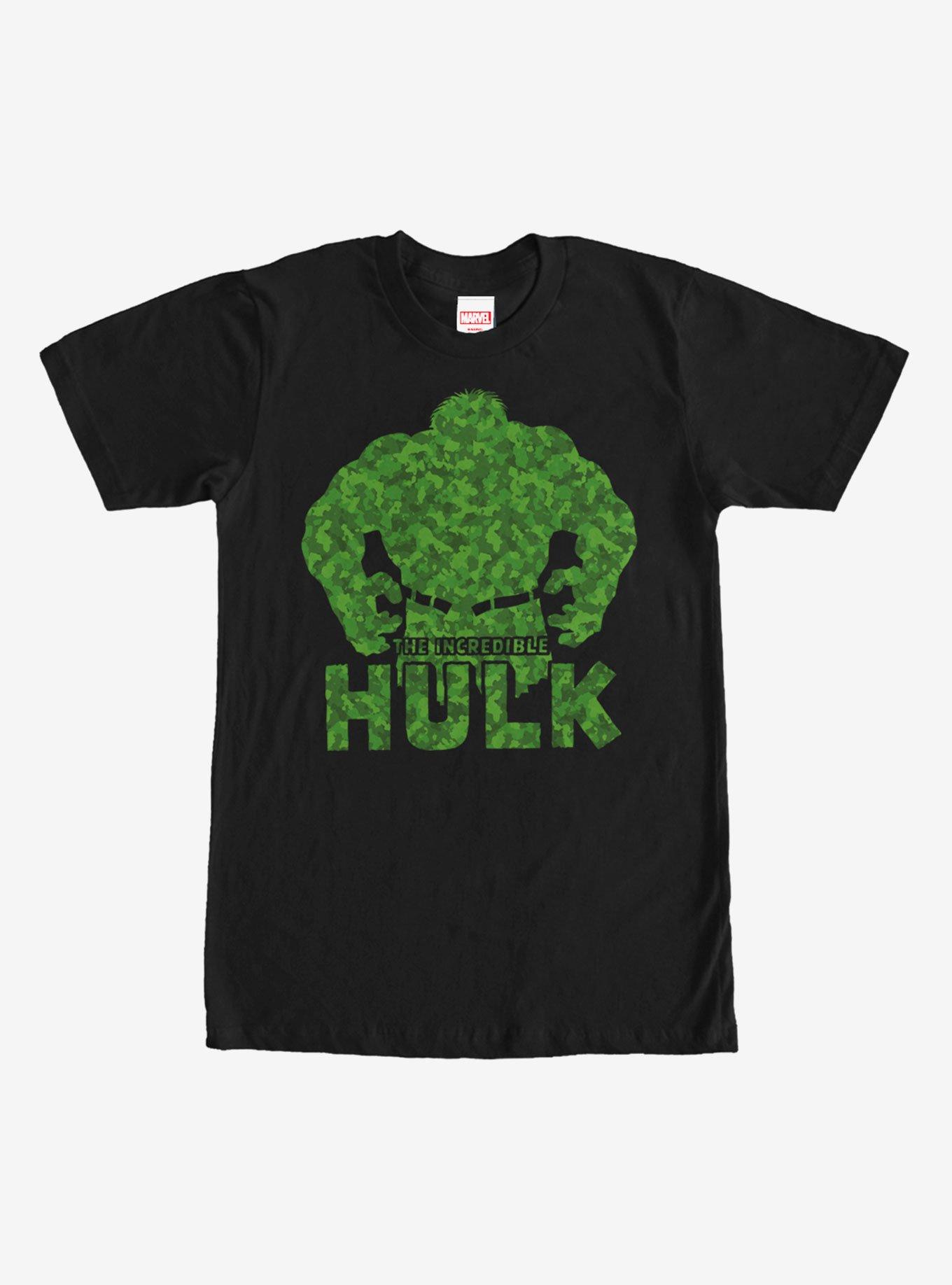 Marvel Hulk Camo Print T-Shirt, , hi-res