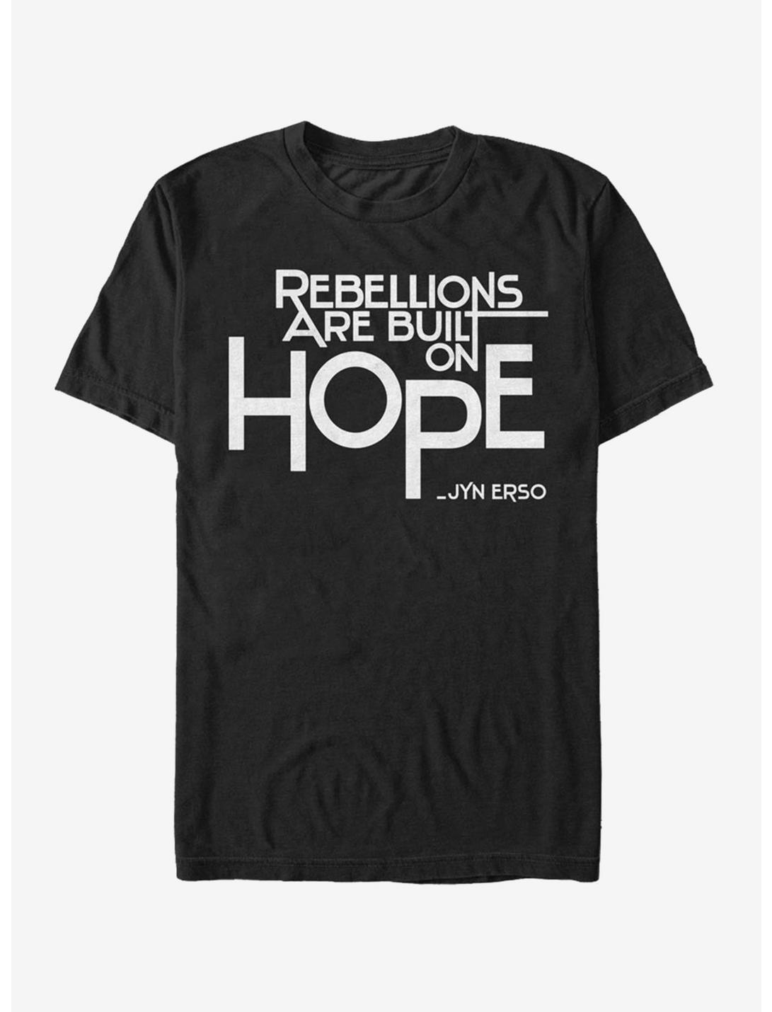 Star Wars Rebellions Built on Hope T-Shirt, BLACK, hi-res
