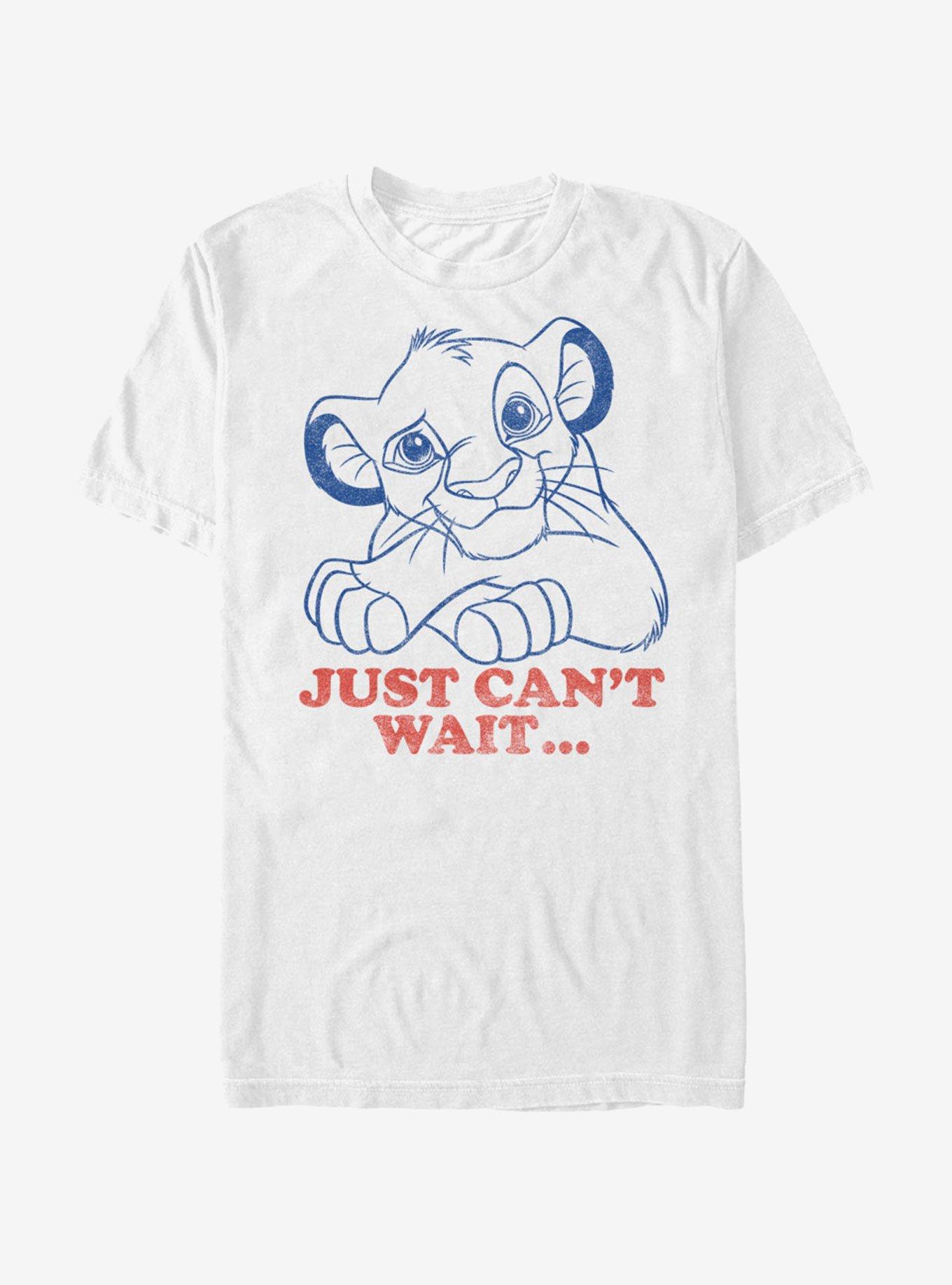 Disney The Lion King Simba Just Can't Wait T-Shirt, , hi-res