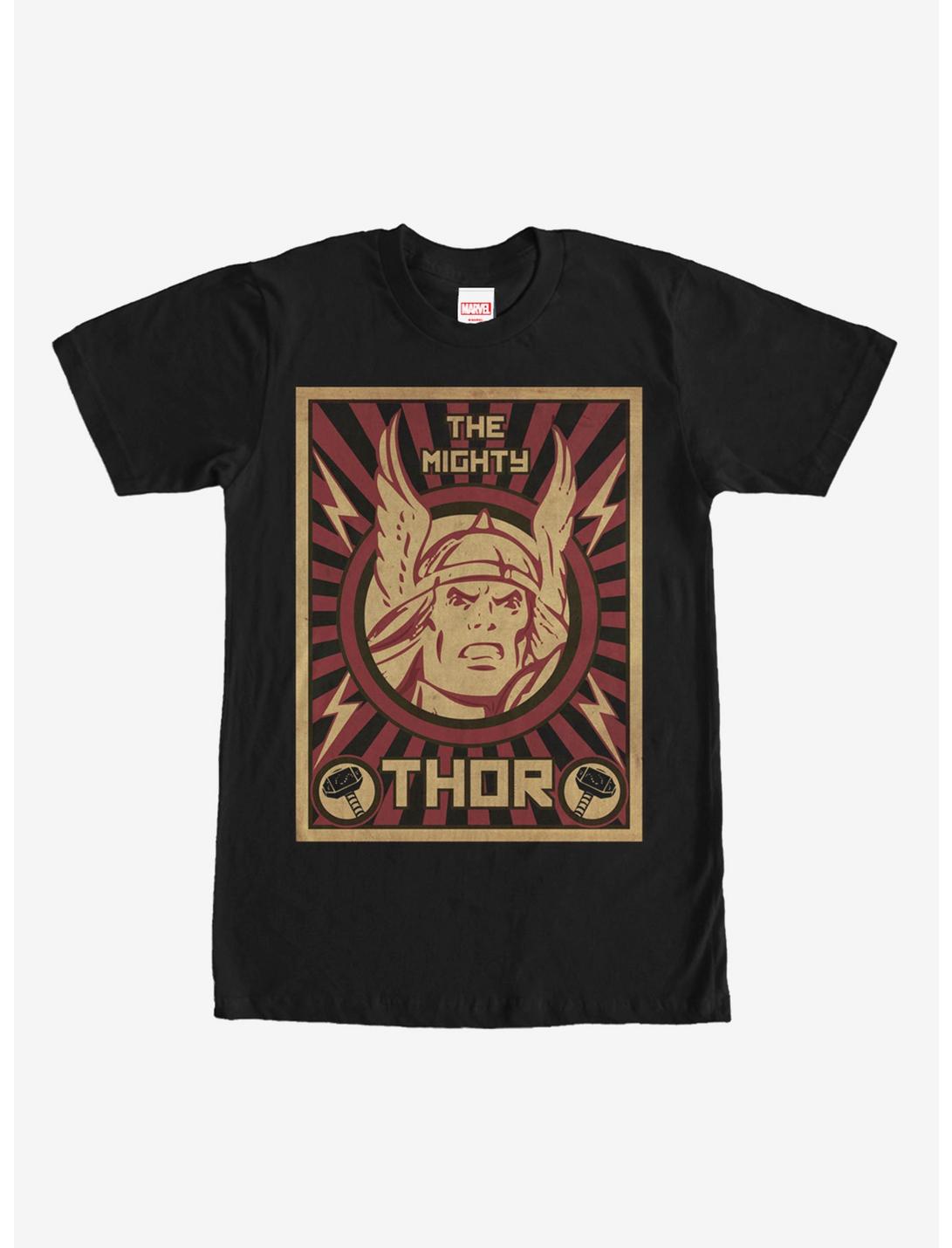 Marvel Mighty Thor Wing Helmet T-Shirt, BLACK, hi-res