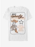 Disney Pixar Toy Story Sheriff Woody Date With Justice T-Shirt, WHITE, hi-res