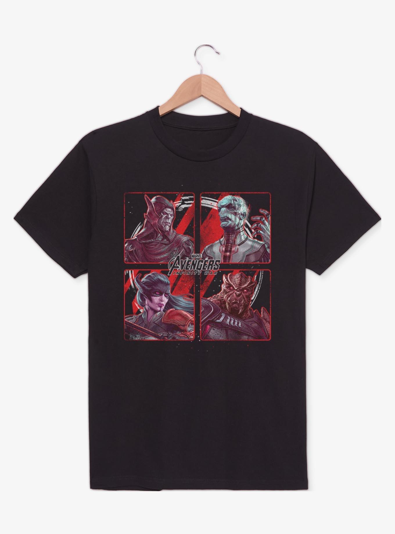 Marvel Avengers: Infinity War Black Order T-Shirt - BLACK | BoxLunch