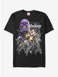 Marvel Avengers: Infinity War Group Grayscale T-Shirt, BLACK, hi-res
