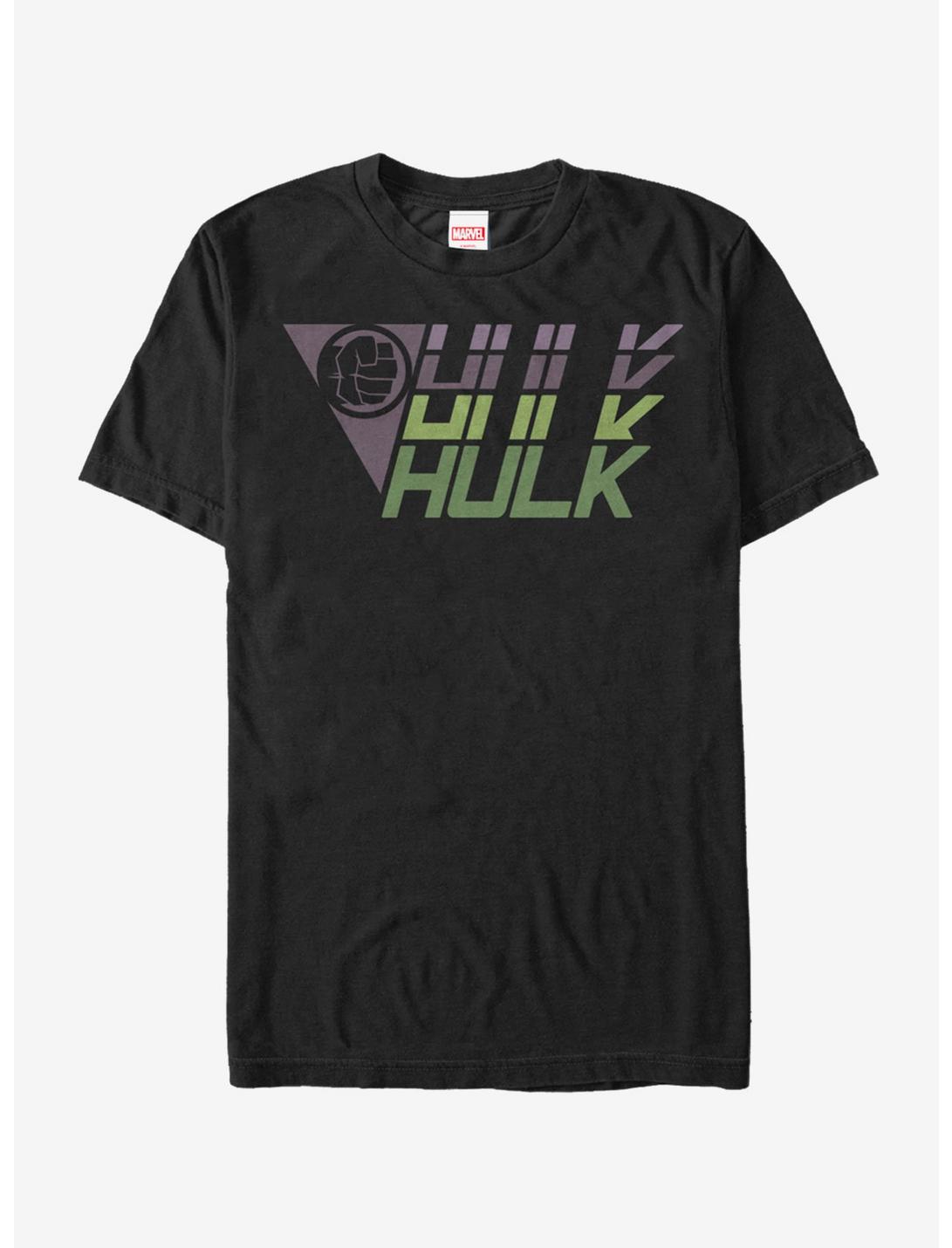 Marvel Hulk Design T-Shirt, BLACK, hi-res