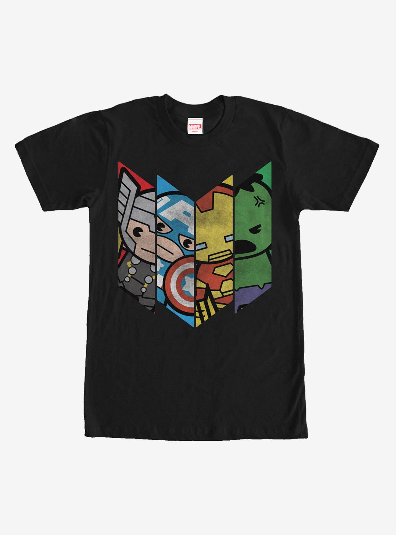 Marvel Avengers Kawaii Panels T-Shirt, , hi-res