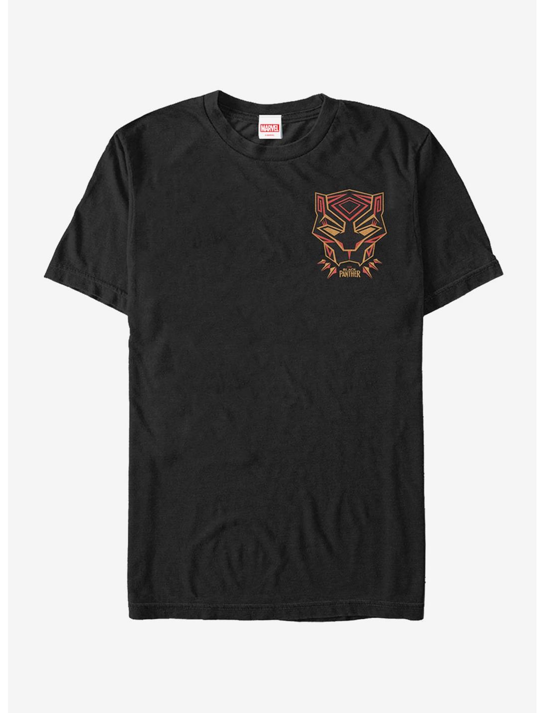 Marvel Black Panther 2018 Mask Badge T-Shirt, BLACK, hi-res