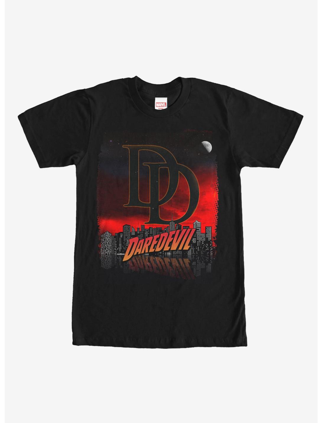 Marvel Daredevil Hell's Kitchen Cityscape T-Shirt, BLACK, hi-res