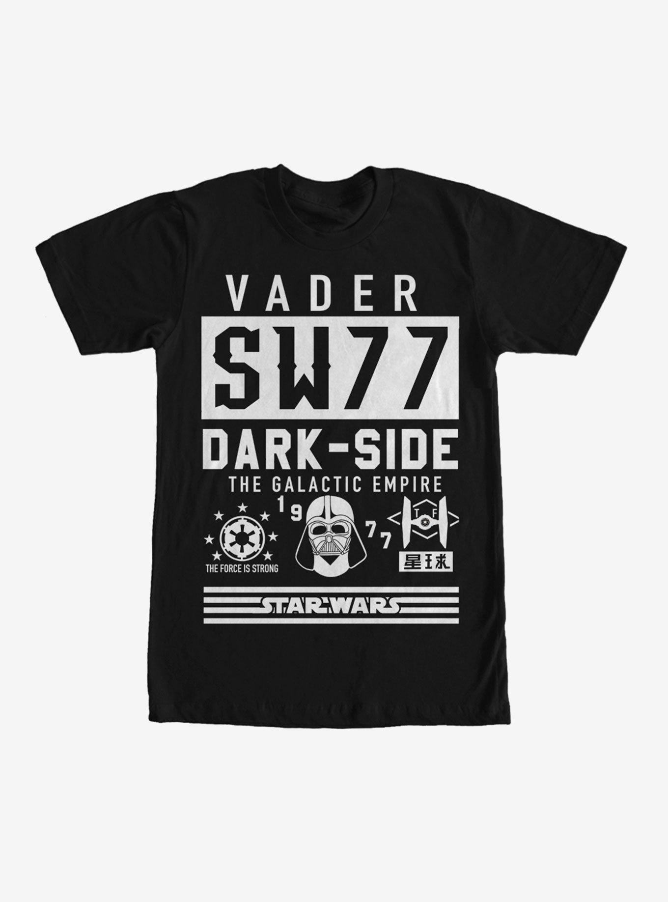 Star Wars Darth Vader Galactic Empire T-Shirt, BLACK, hi-res