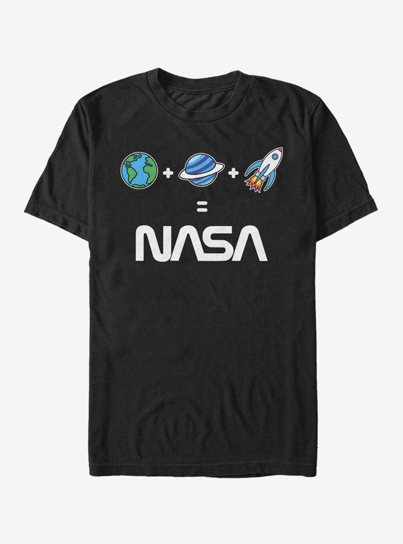 NASA Emoji Space Logo Equation T-Shirt, , hi-res