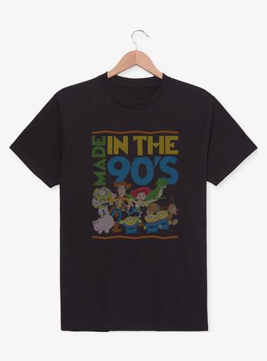 Disney Pixar Toy Story Made In The 90's T-Shirt - BLACK | BoxLunch