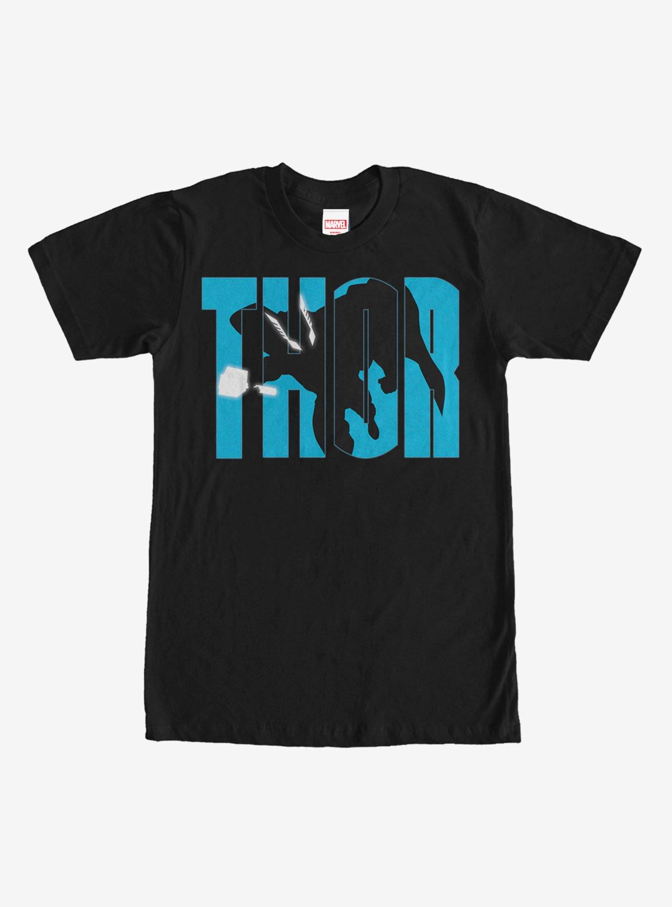 Marvel Thor in Flight T-Shirt, BLACK, hi-res