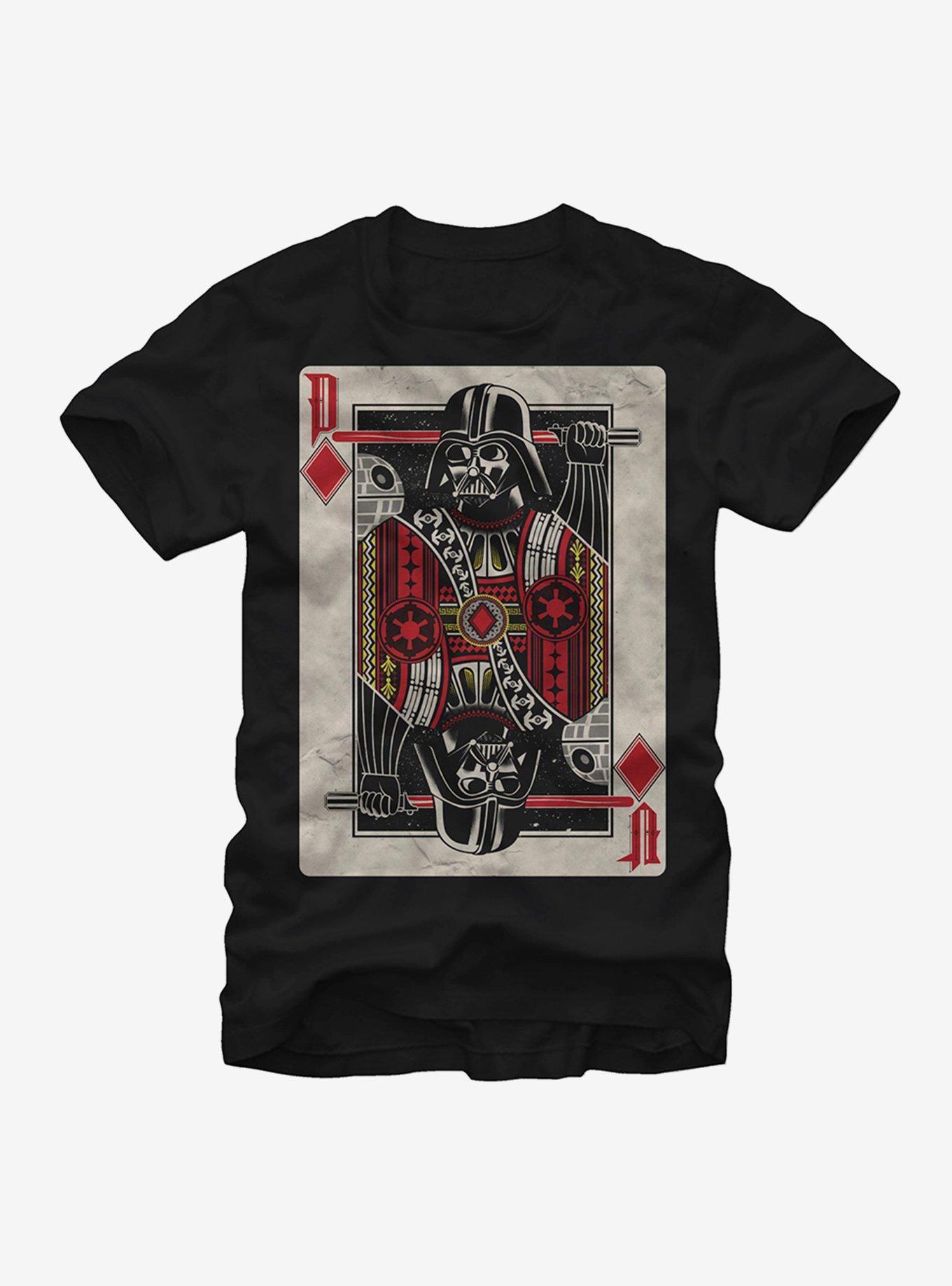 Star Wars Vader in the Cards T-Shirt, BLACK, hi-res