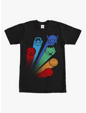 Marvel Avengers Kawaii Rainbow T-Shirt, , hi-res