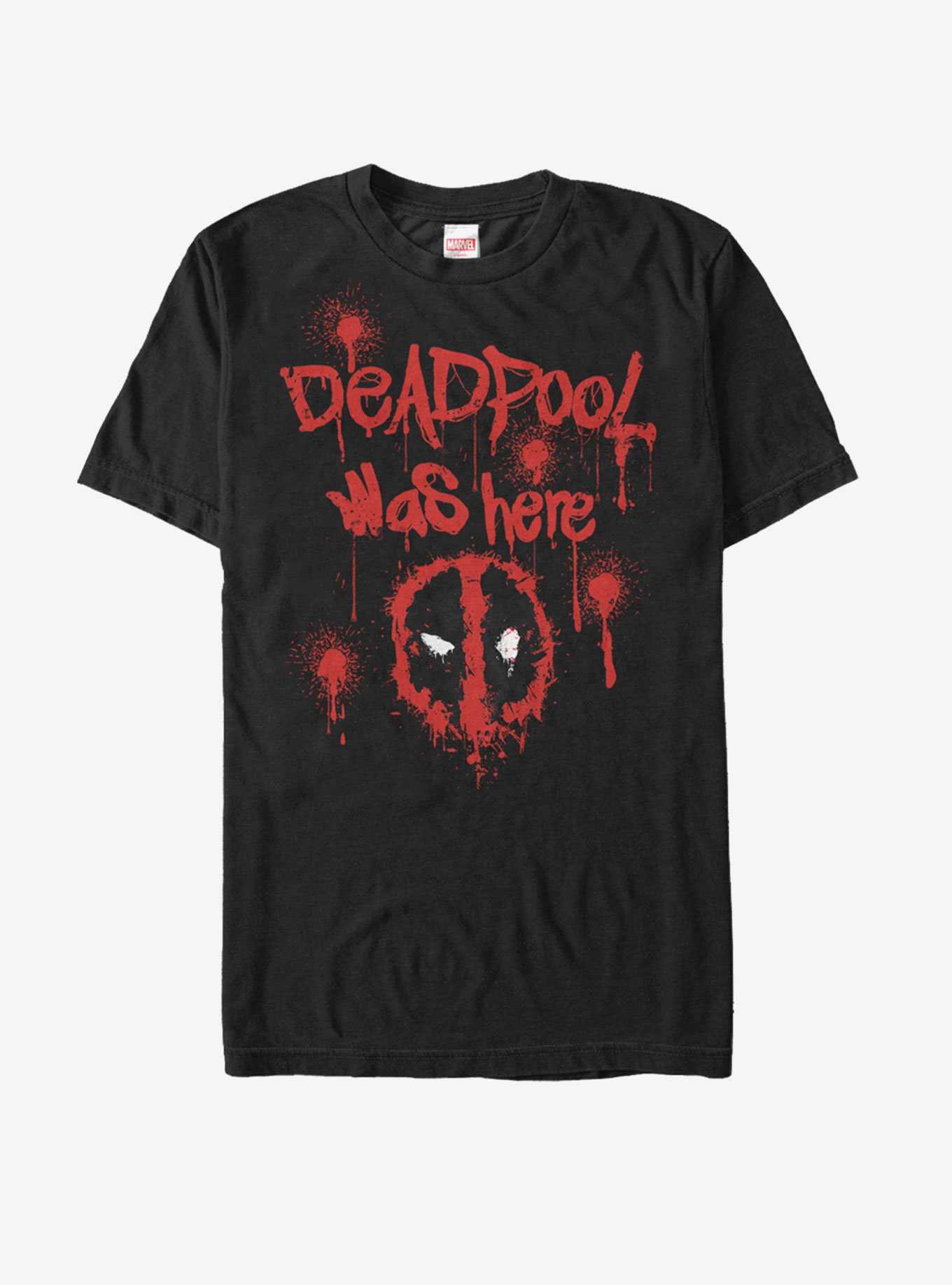 Marvel Deadpool Was Here T-Shirt, , hi-res