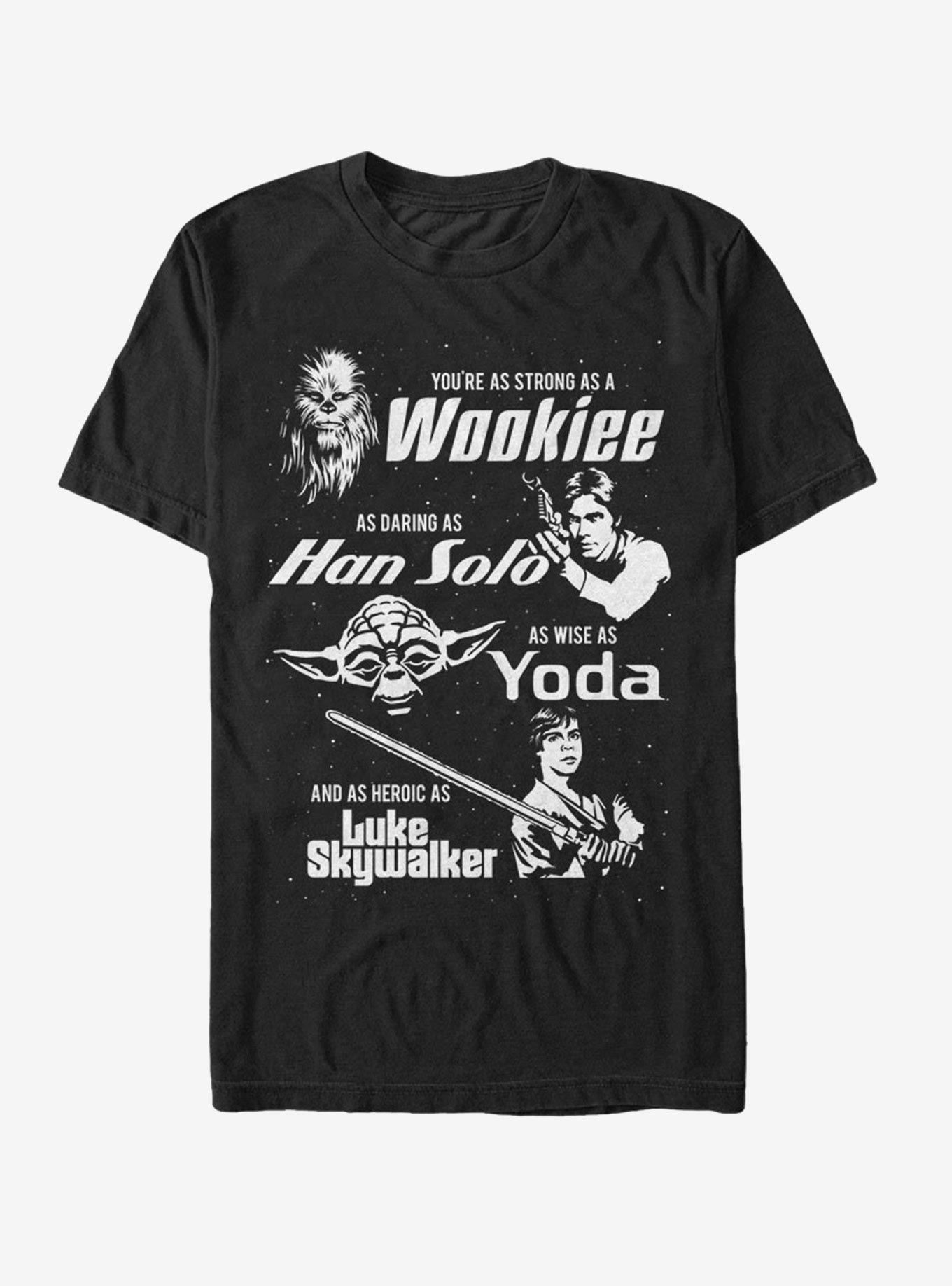 Star Wars Dad Qualities T-Shirt, BLACK, hi-res