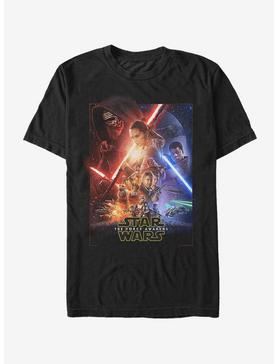 Star Wars The Force Awakens Movie Poster T-Shirt, , hi-res