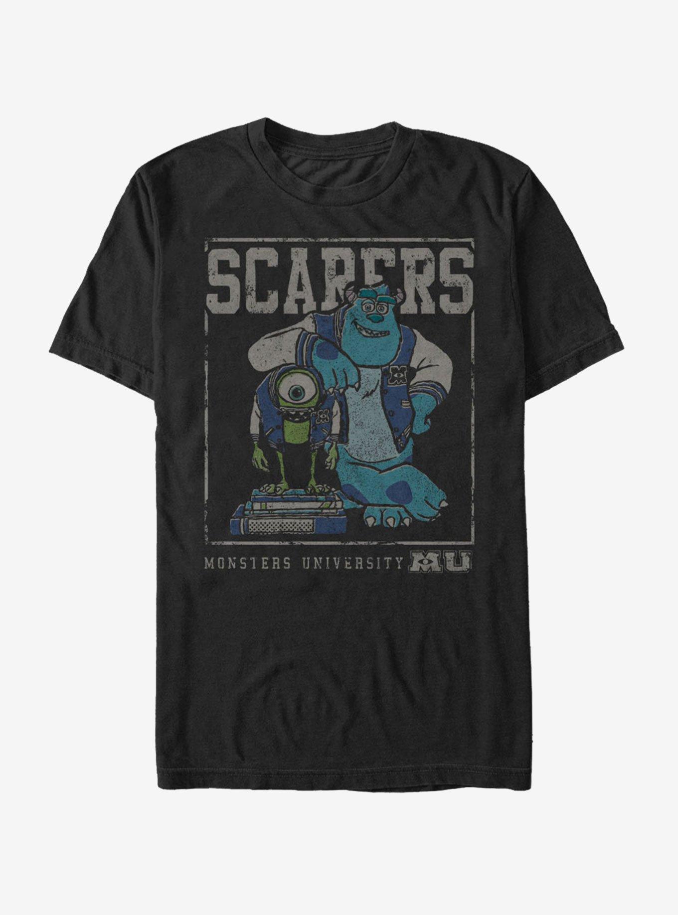 Disney Pixar Monsters University Mike and Sulley Scarers T-Shirt, BLACK, hi-res