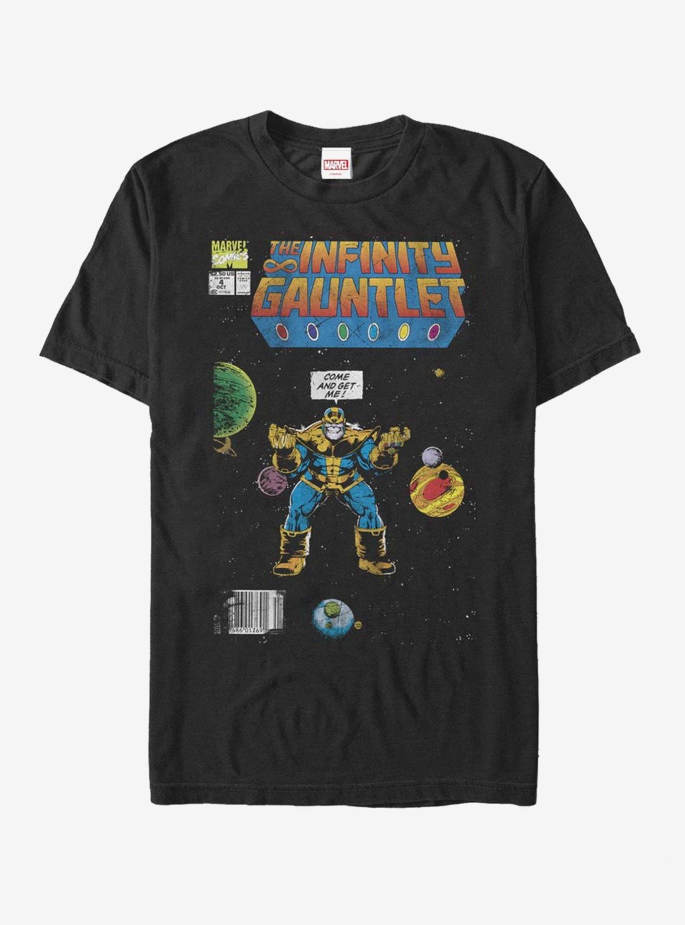 Marvel Thanos Infinity Gauntlet Comic Book T-Shirt, BLACK, hi-res