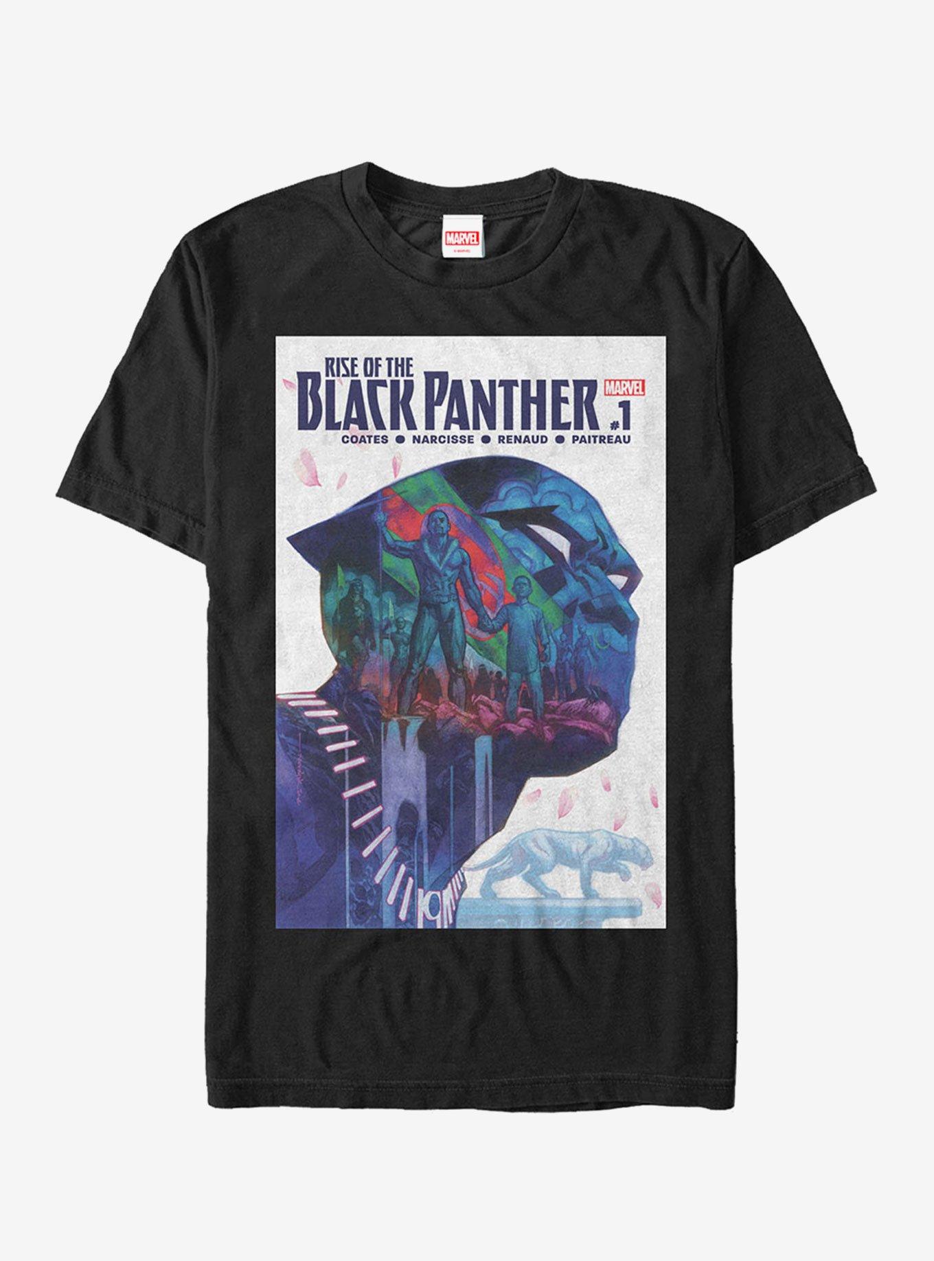 Marvel Black Panther Rise of Comic Book Cover T-Shirt, , hi-res