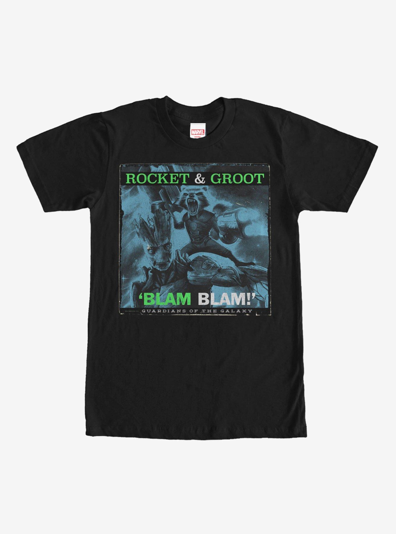 Marvel Guardians of the Galaxy Rocket and Groot Blam T-Shirt, , hi-res