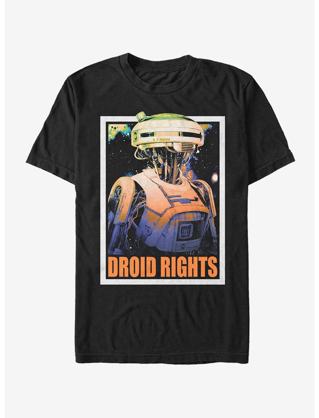 Star Wars L3-37 Droid Rights T-Shirt, BLACK, hi-res