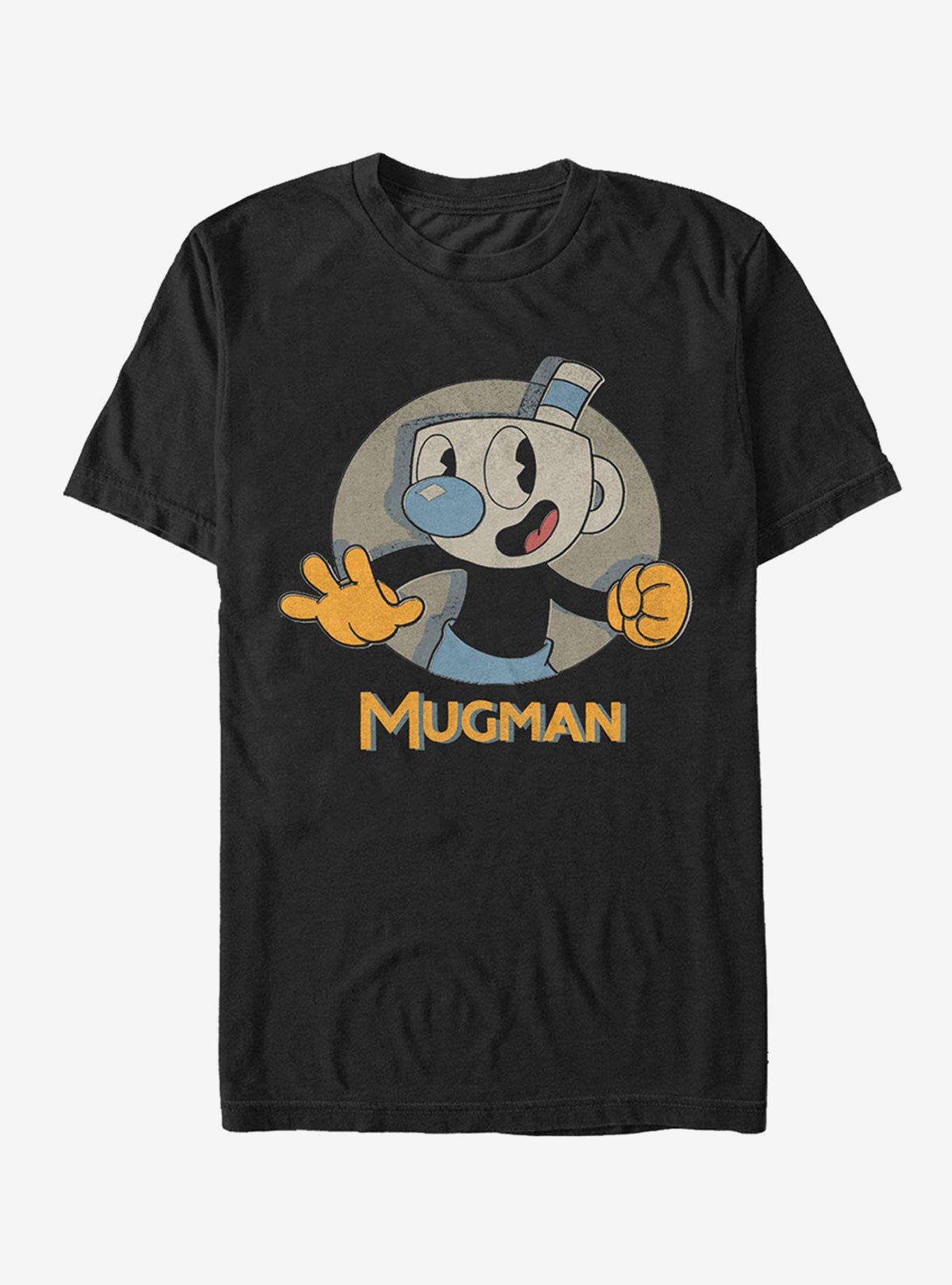 Cuphead Mugman Portrait Circle T-Shirt, , hi-res