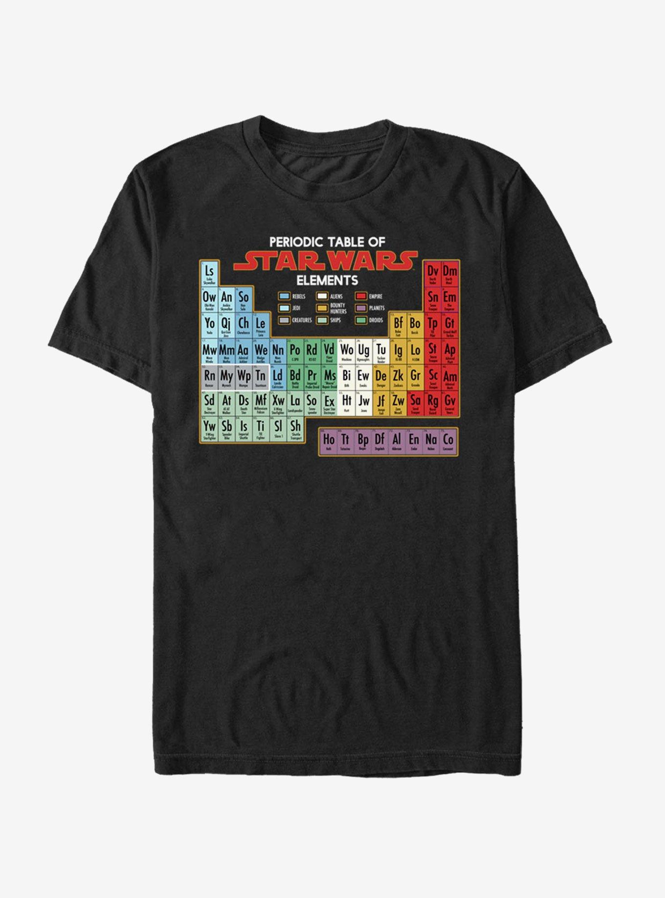 Star Wars Periodic Table of Elements T-Shirt, , hi-res