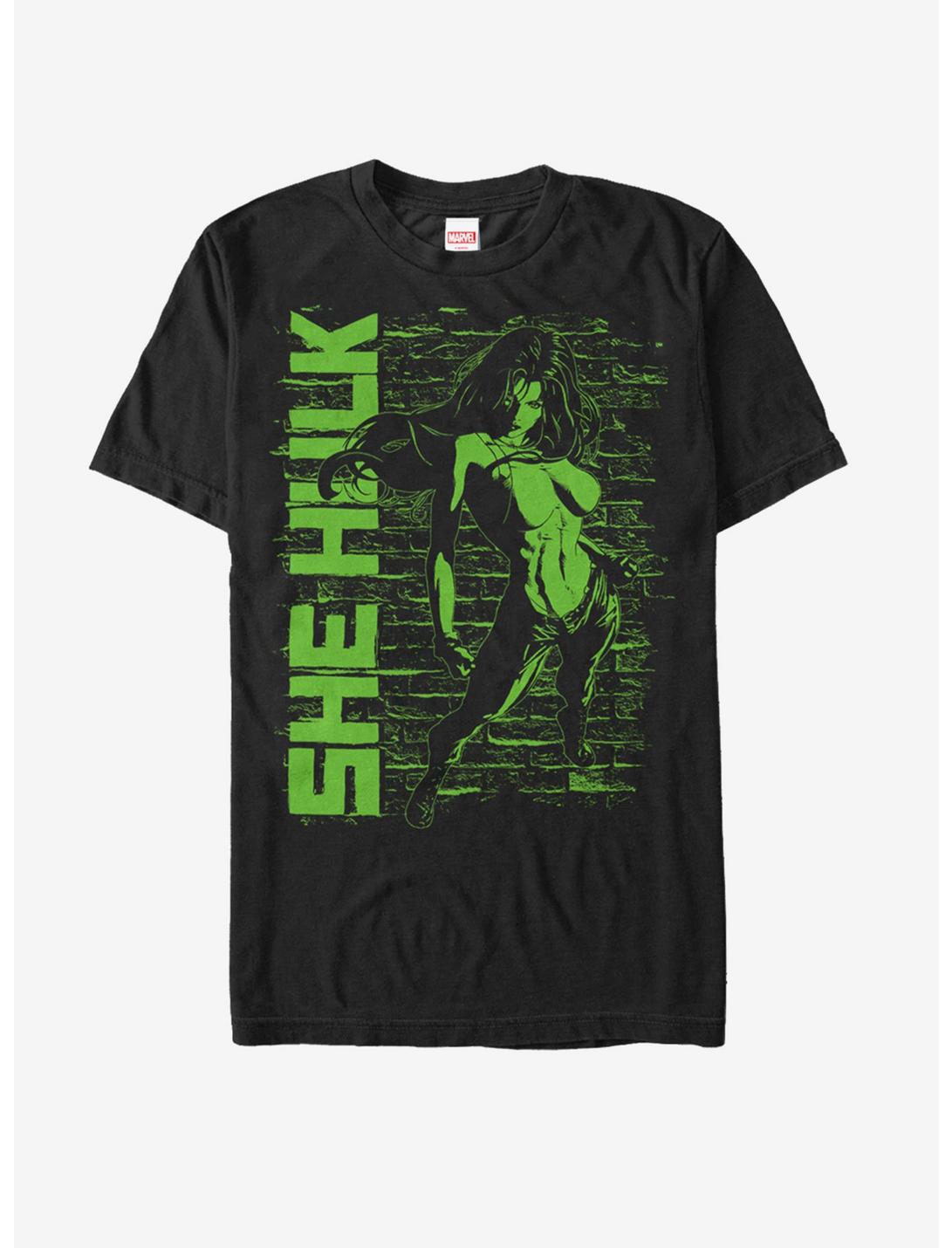 Marvel She-Hulk Bricks T-Shirt, BLACK, hi-res