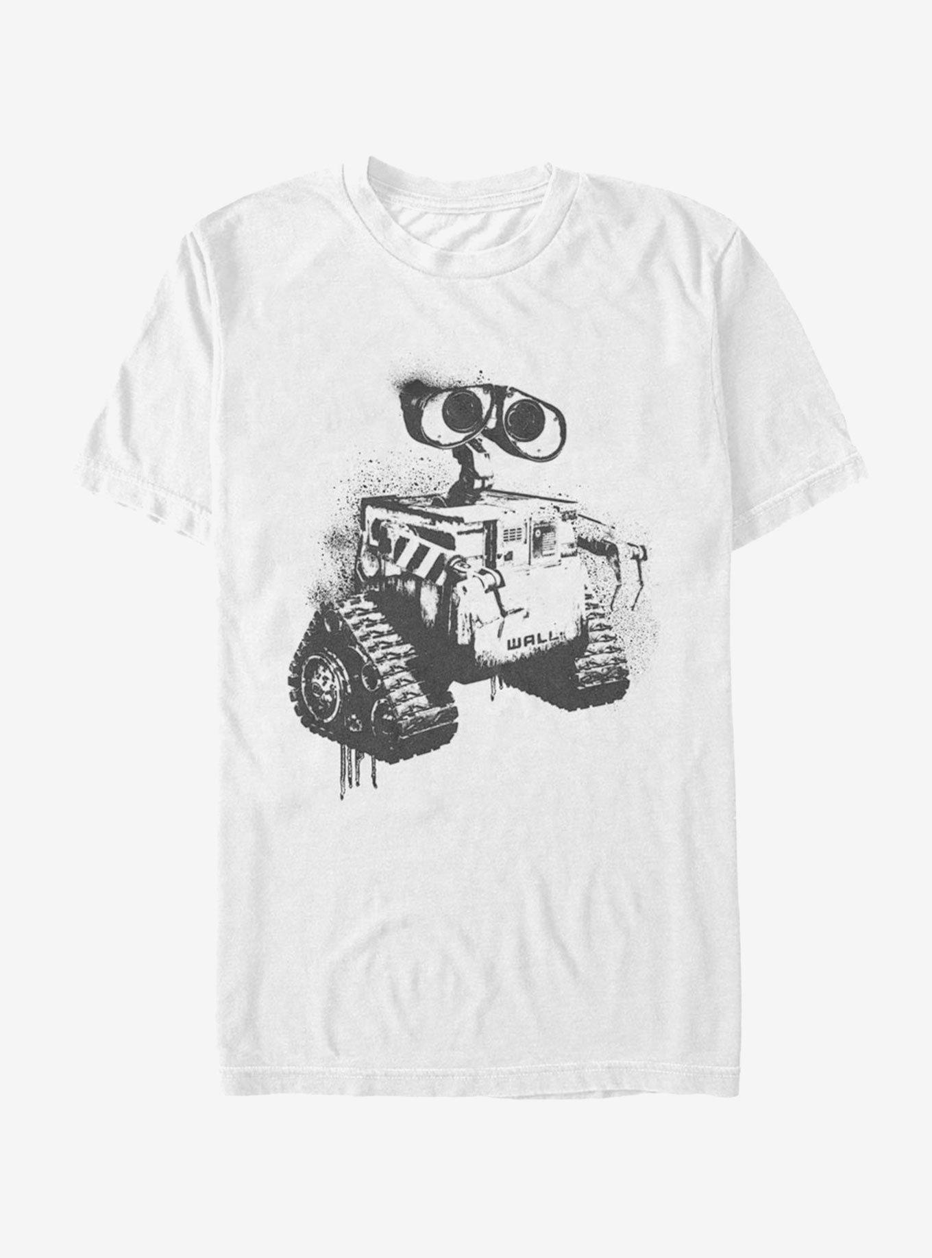 Disney Pixar Wall-E Spray Paint Art T-Shirt, WHITE, hi-res