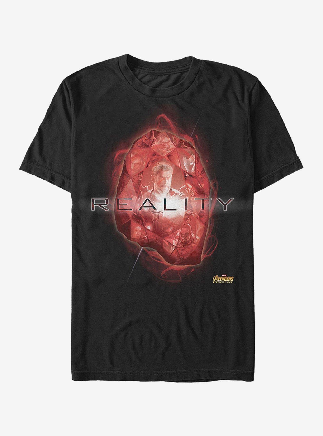 Marvel Avengers: Infinity War Reality Stone T-Shirt, BLACK, hi-res