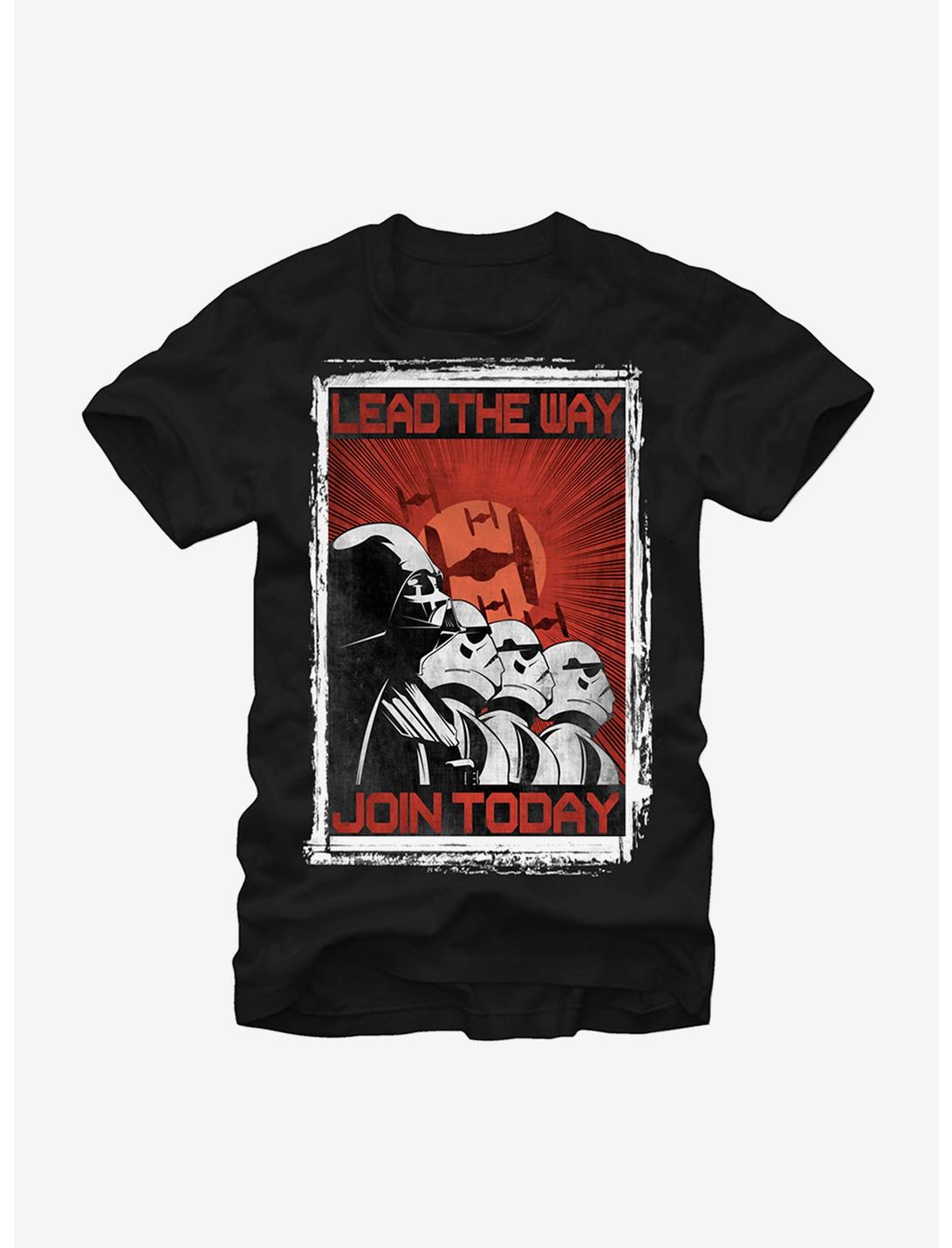Star Wars Empire Propaganda Poster T-Shirt, BLACK, hi-res