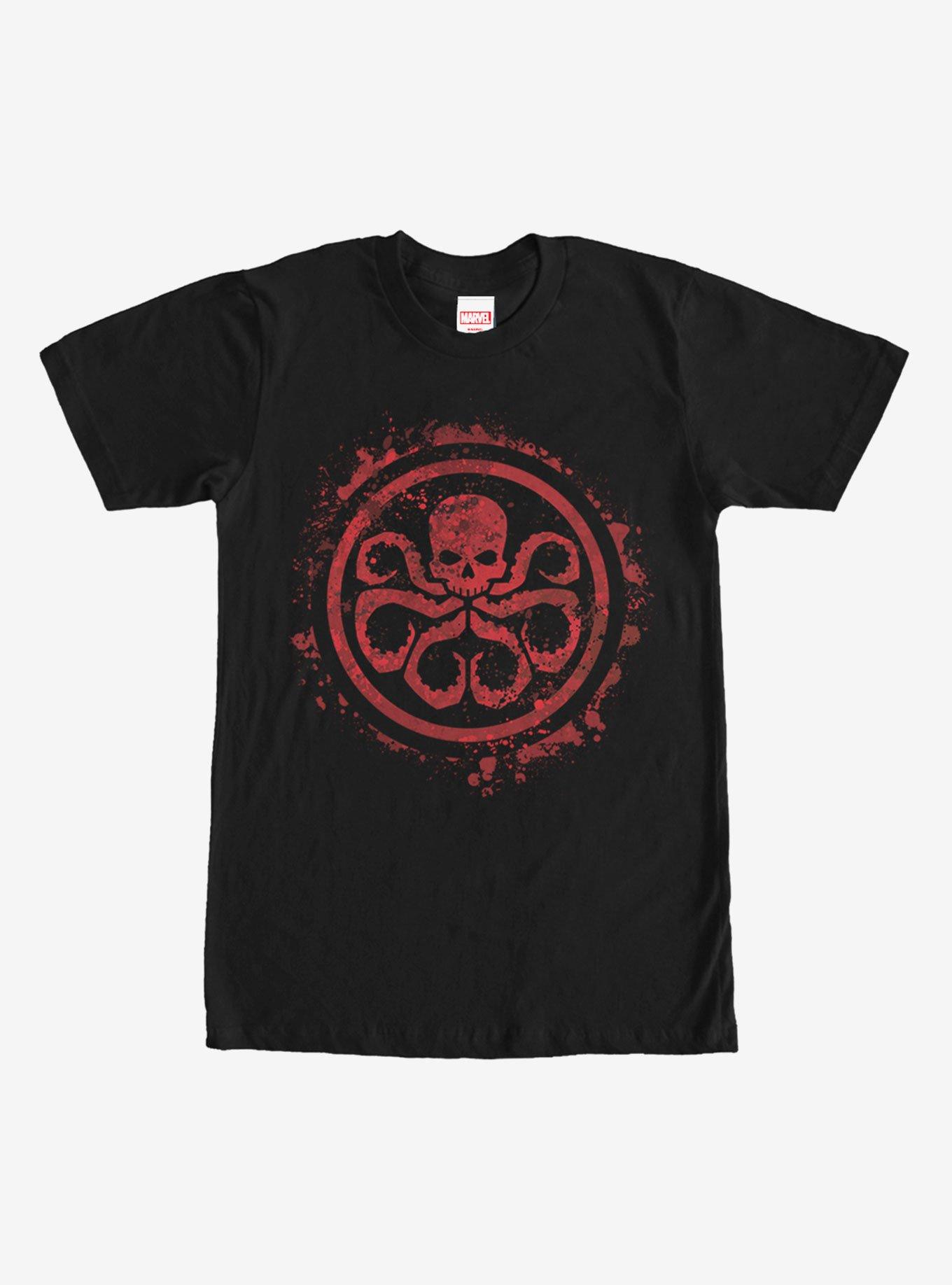 Marvel Agents of S.H.I.E.L.D. Hail Hydra Logo T-Shirt, BLACK, hi-res