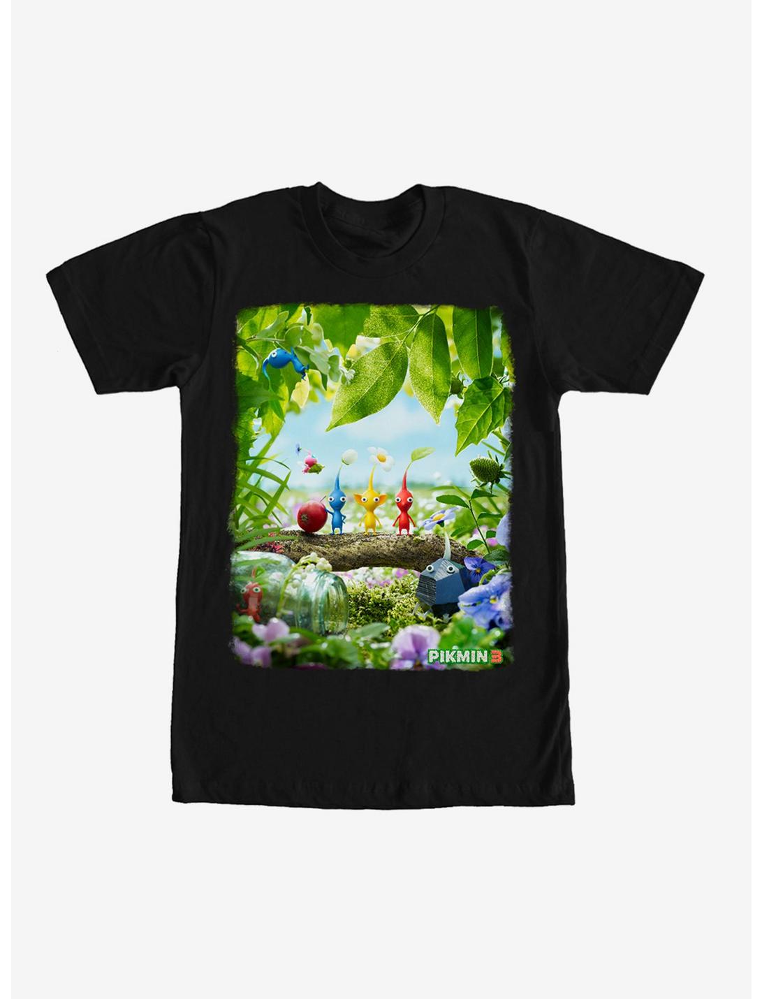 Nintendo Pikmin 3 T-Shirt, BLACK, hi-res