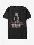 Plus Size Star Wars Best Pilot in the Resistance X-Wing T-Shirt, BLACK, hi-res