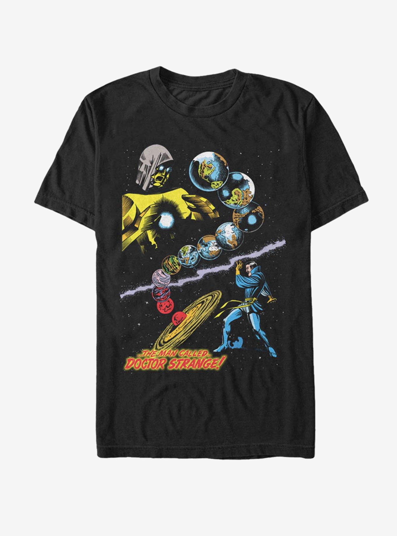 Marvel Doctor Strange Worlds T-Shirt, BLACK, hi-res