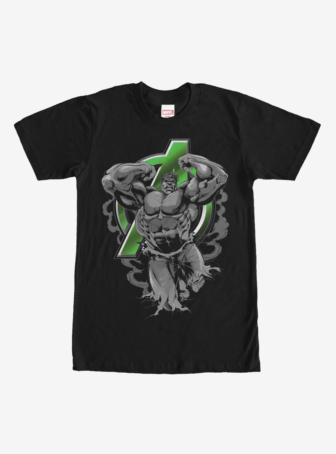 Marvel Hulk Avenger T-Shirt - BLACK | BoxLunch
