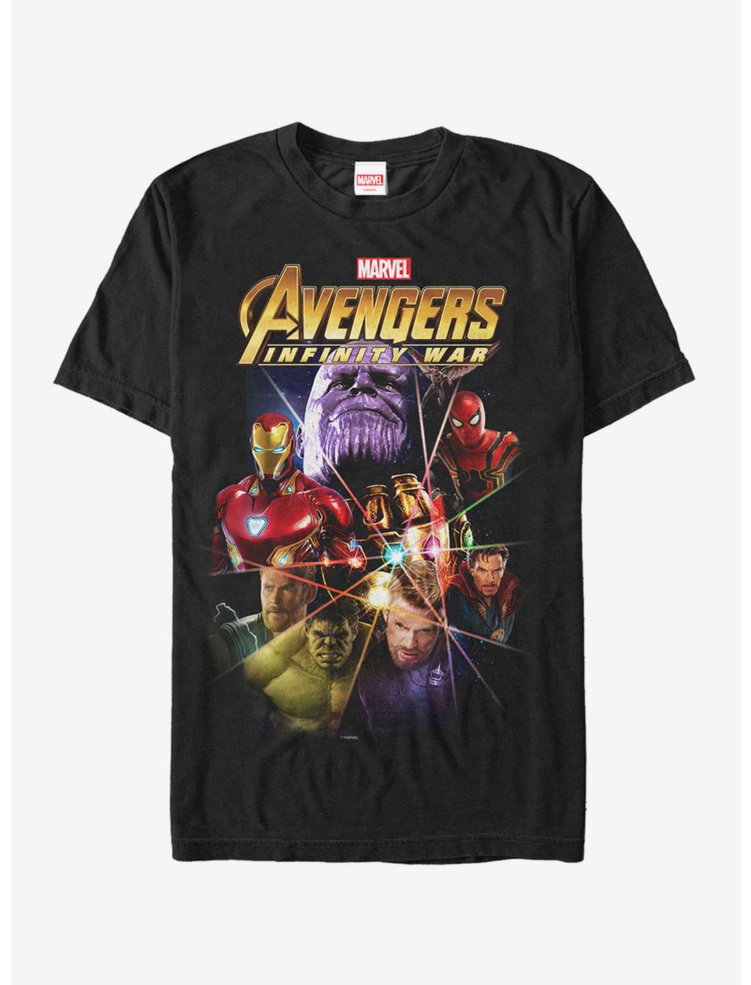 Marvel Avengers: Infinity War Prism T-Shirt, BLACK, hi-res