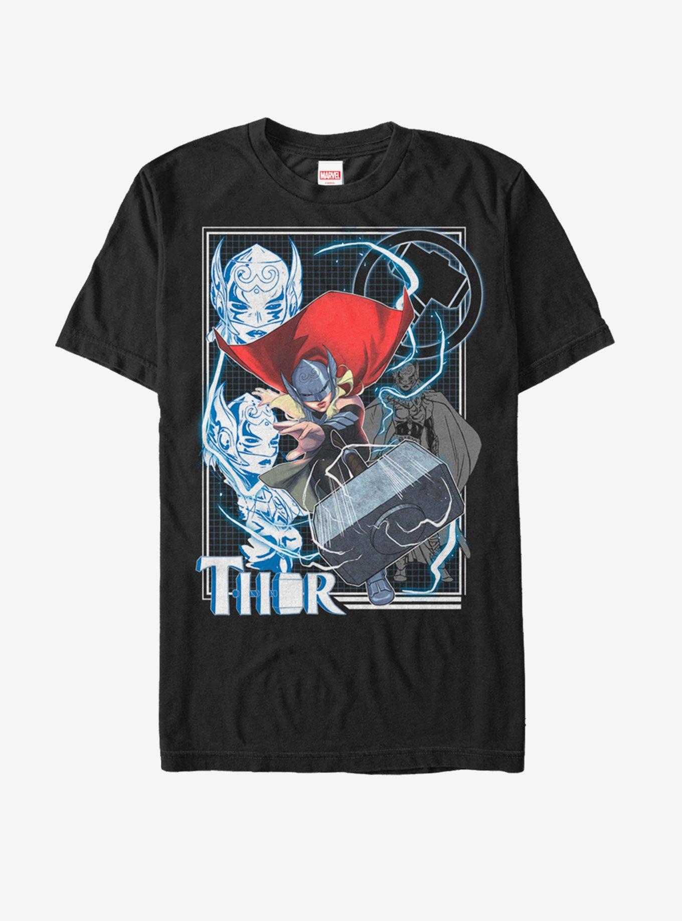 Marvel Mighty Thor Throw T-Shirt, , hi-res