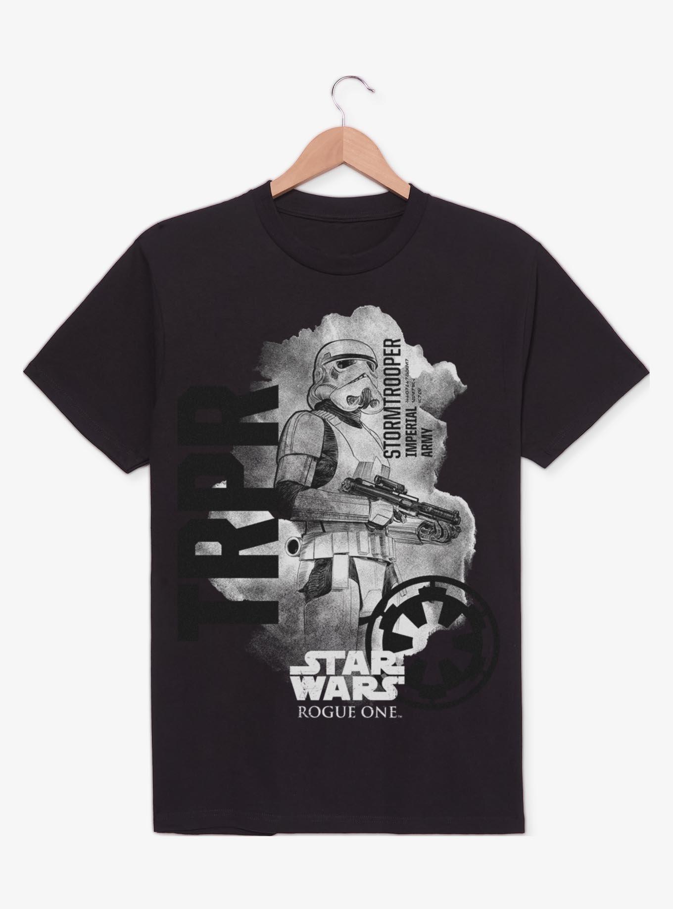 Star Wars Stormtrooper Ripped Page Print T-Shirt
