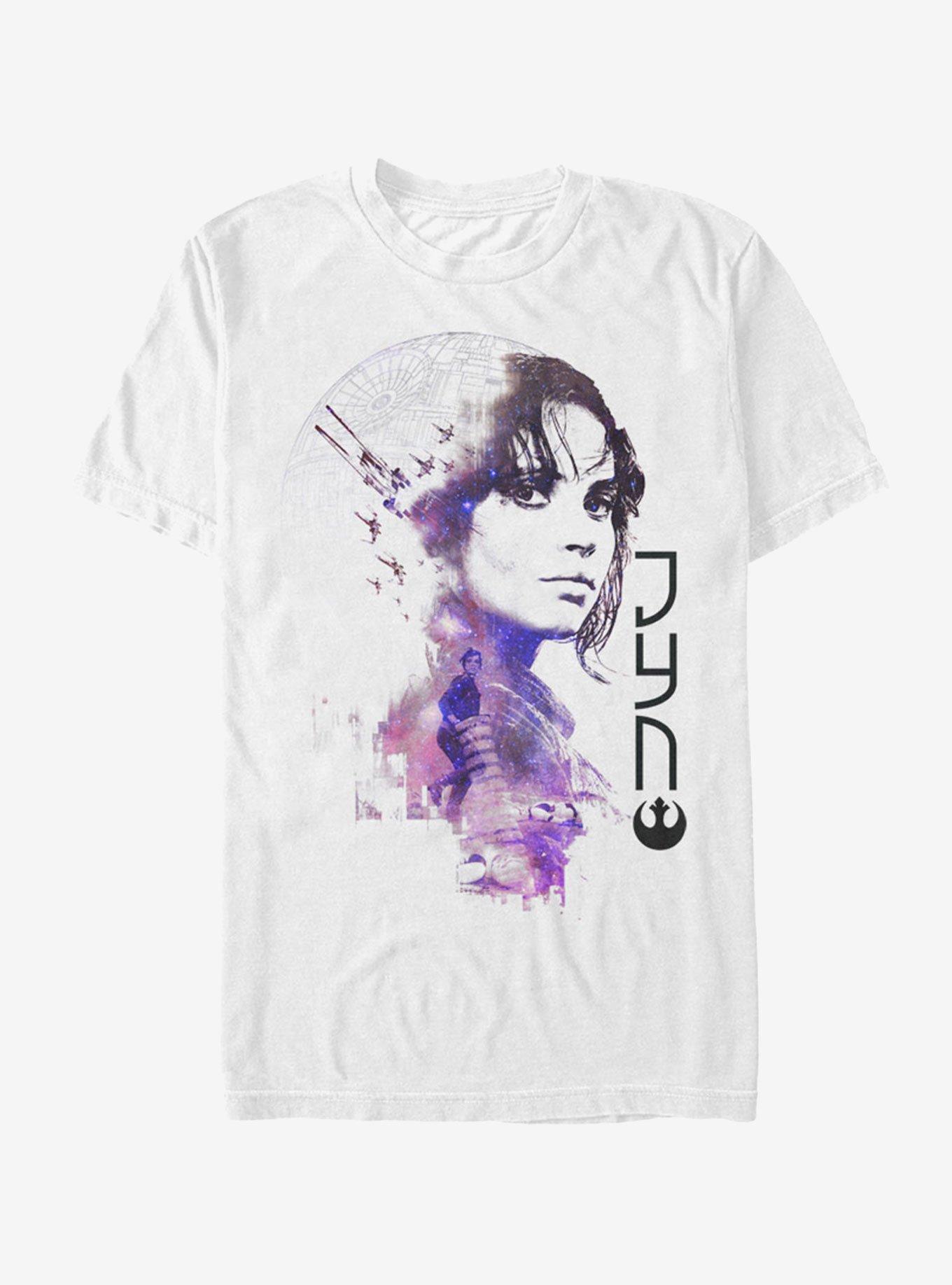 Star Wars Jyn Fade Death Star T-Shirt, , hi-res