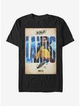 Star Wars Lando Name Poster T-Shirt, BLACK, hi-res