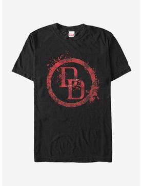 Marvel Daredevil Logo Splatter T-Shirt, , hi-res