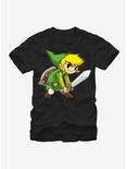 Nintendo Legend of Zelda Spirit Tracks Link T-Shirt, BLACK, hi-res