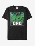 Marvel Father's Day Hulk Incredible Dad T-Shirt, BLACK, hi-res