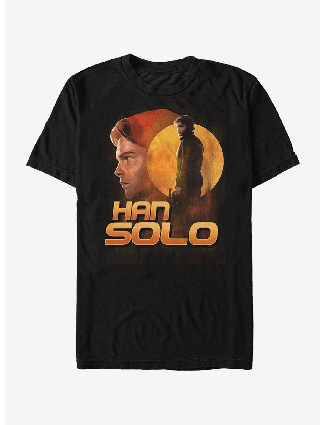 Star Wars Han Dusty Sunset T-Shirt, BLACK, hi-res