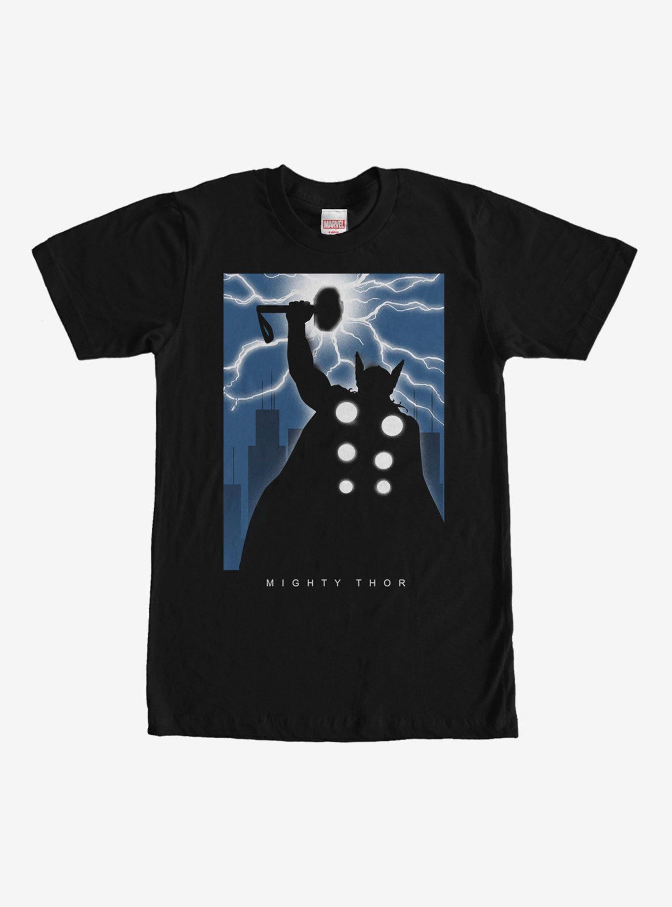Marvel Mighty Thor Thunder Silhouette T-Shirt, , hi-res