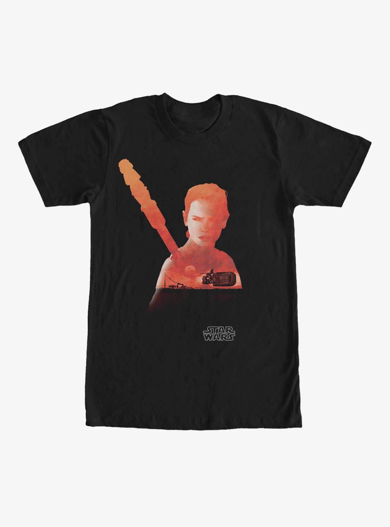 Star Wars Rey Speeder Silhouette T-Shirt, , hi-res