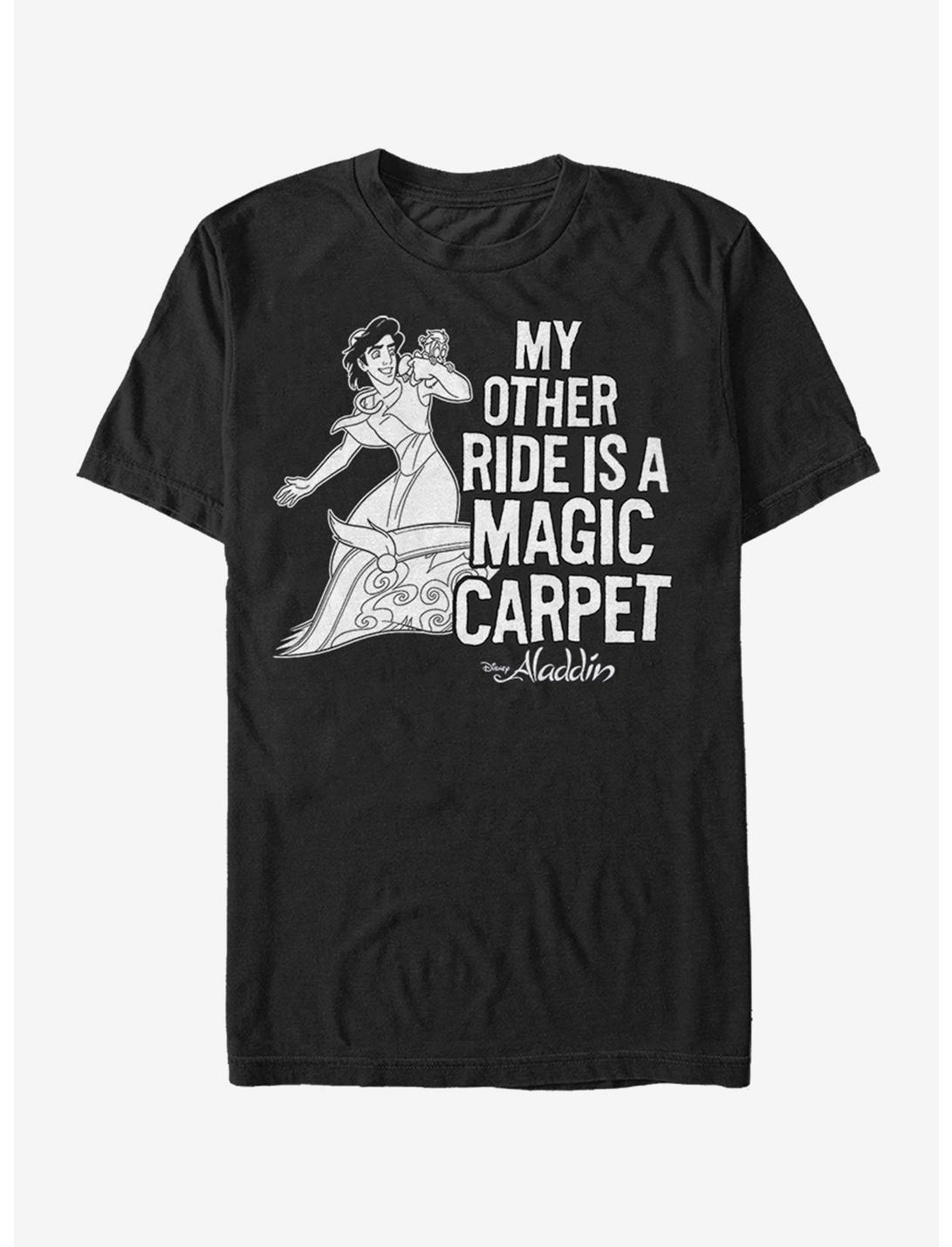 Disney Aladdin My Other Ride is a Magic Carpet T-Shirt, BLACK, hi-res