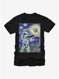 Star Wars Stormtrooper Starry Night T-Shirt, BLACK, hi-res