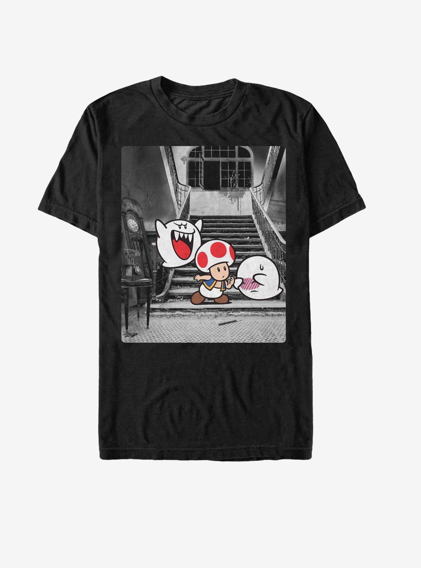 Nintendo Super Mario Toad Meets a Boo T-Shirt, , hi-res